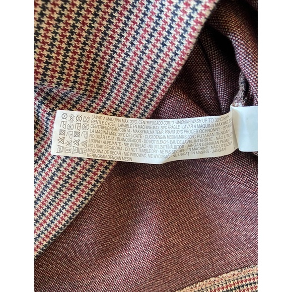 Zara houndstooth Mini Dress Size Medium - Picture 4 of 5